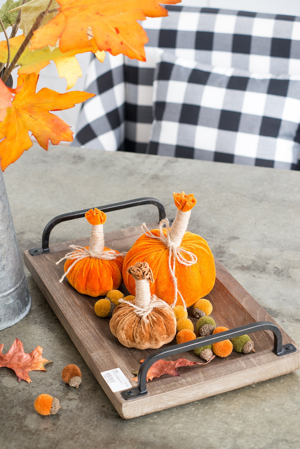 4x5.5" Sm Pumpkin Ornament, Set of 6
