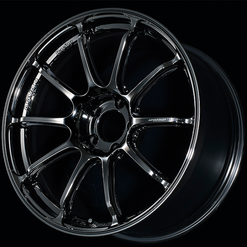Advan RSIII 19x8.0 / +45 Offset / 5x114.3 / 73mm Bore / Black Chrome YA39G45ESBK