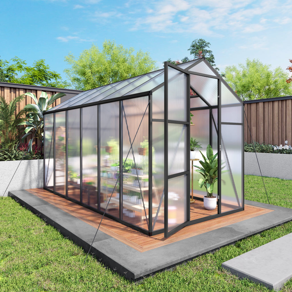 6x12FT Walk-in Outdoor Greenhouse