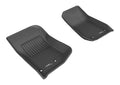 3D MAXpider 2014-2018 Jeep Wrangler JK 2-Door/Unlimited Kagu 1st Row Floormat - Black L1JP01111509