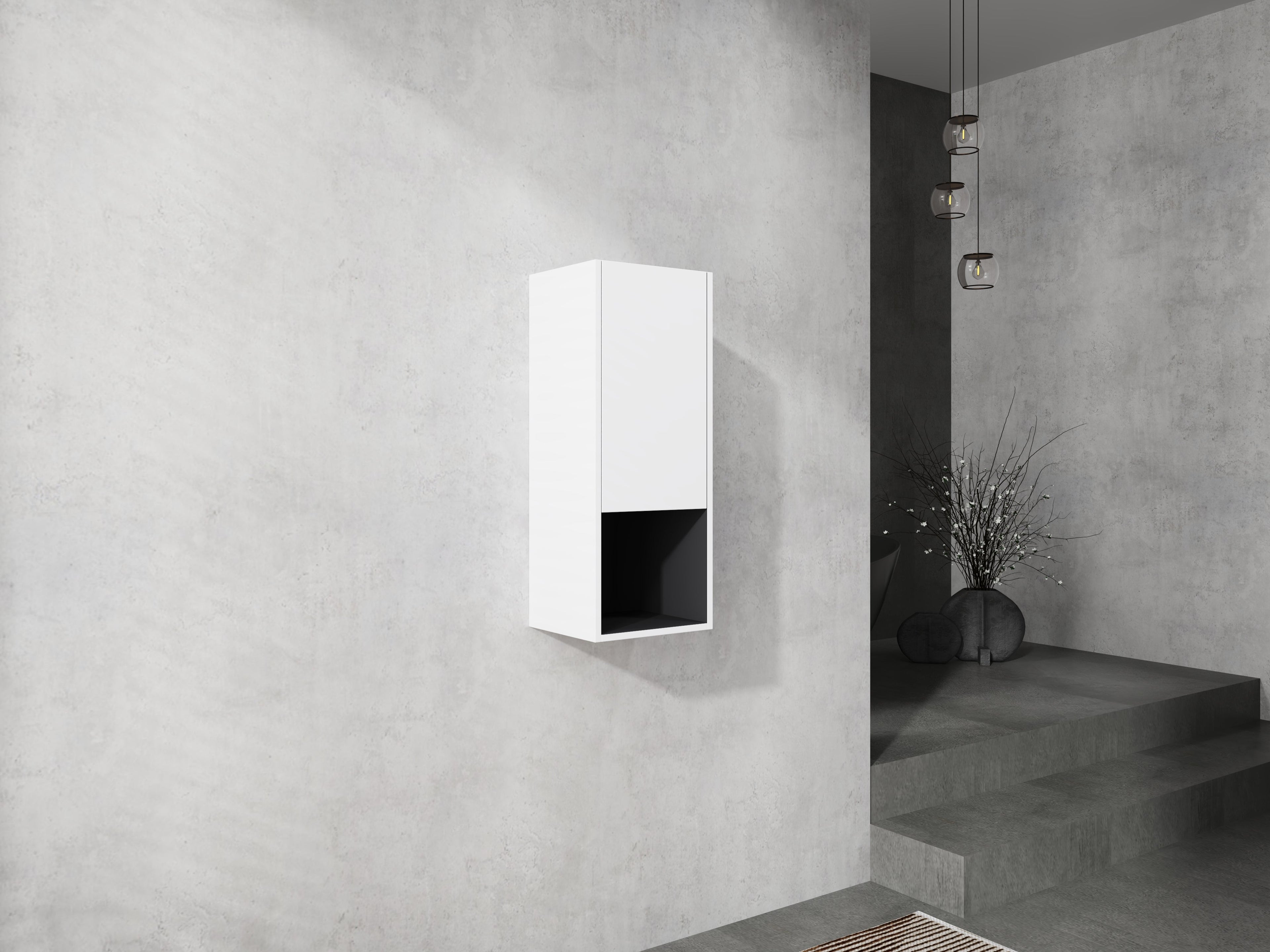 12" Bathroom Side Cabinet
