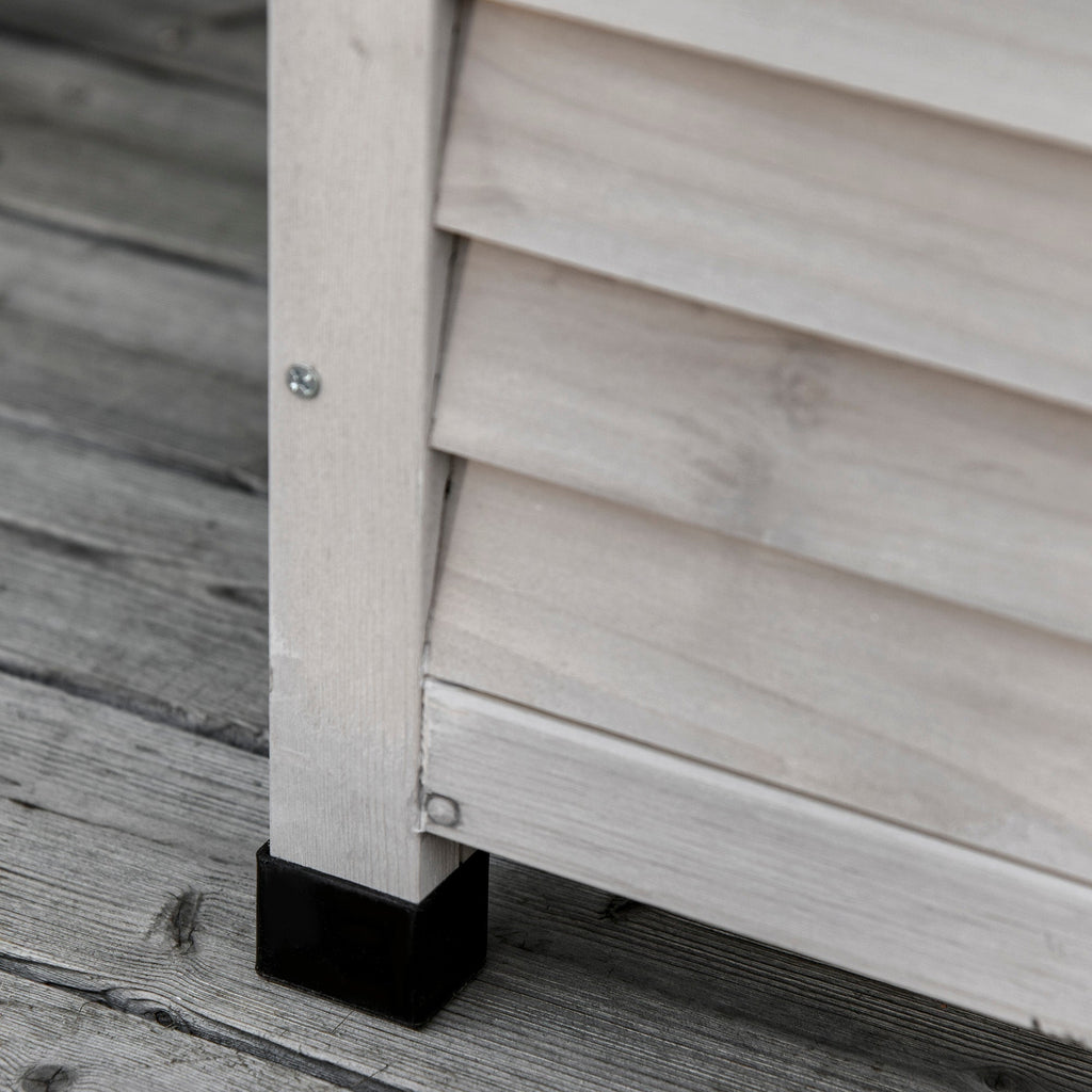 Outsunny 75 Gallon Wooden Deck Box