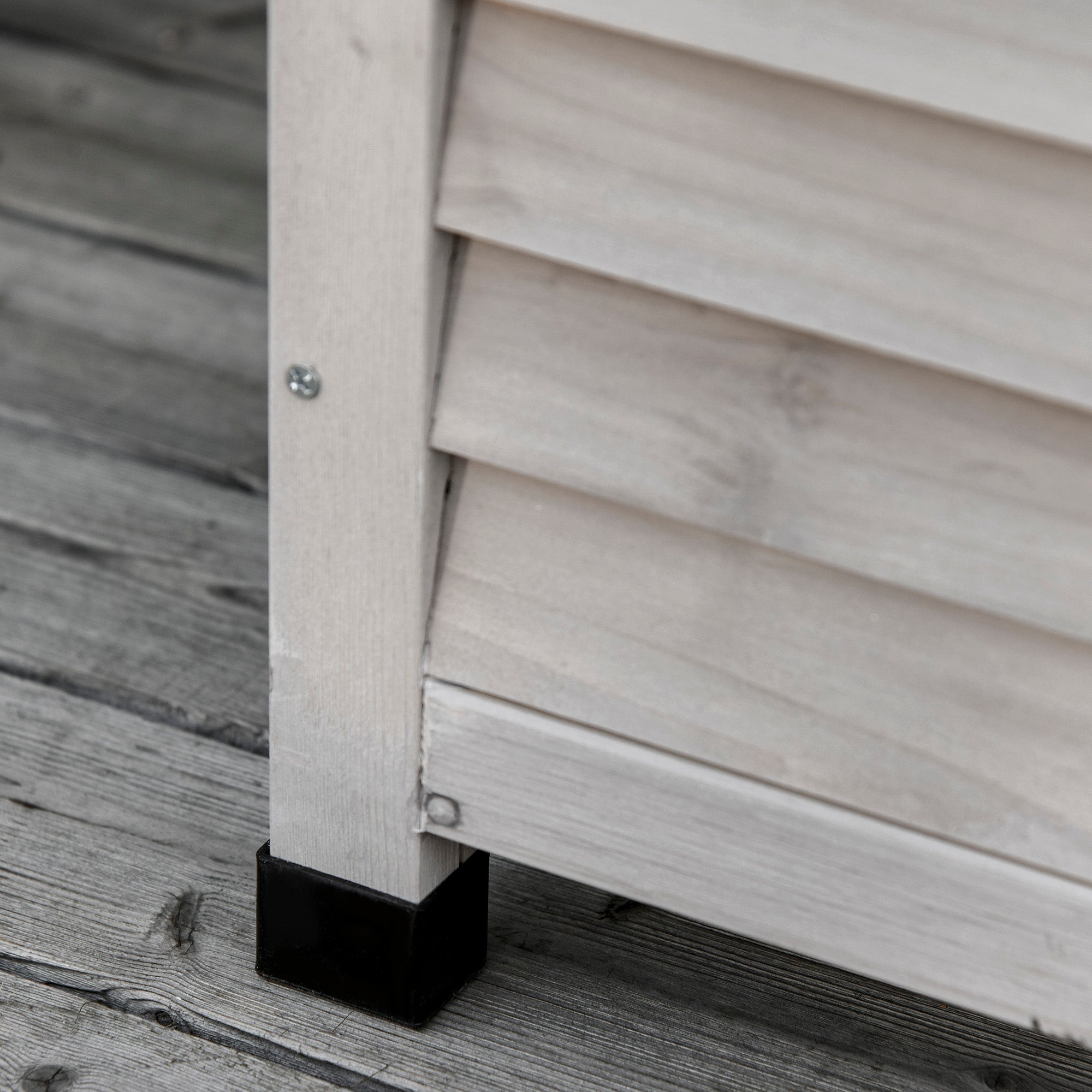 Outsunny 75 Gallon Wooden Deck Box