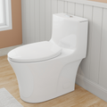 1.28/0.8 GPF Tornado Flush One-Piece Toilet