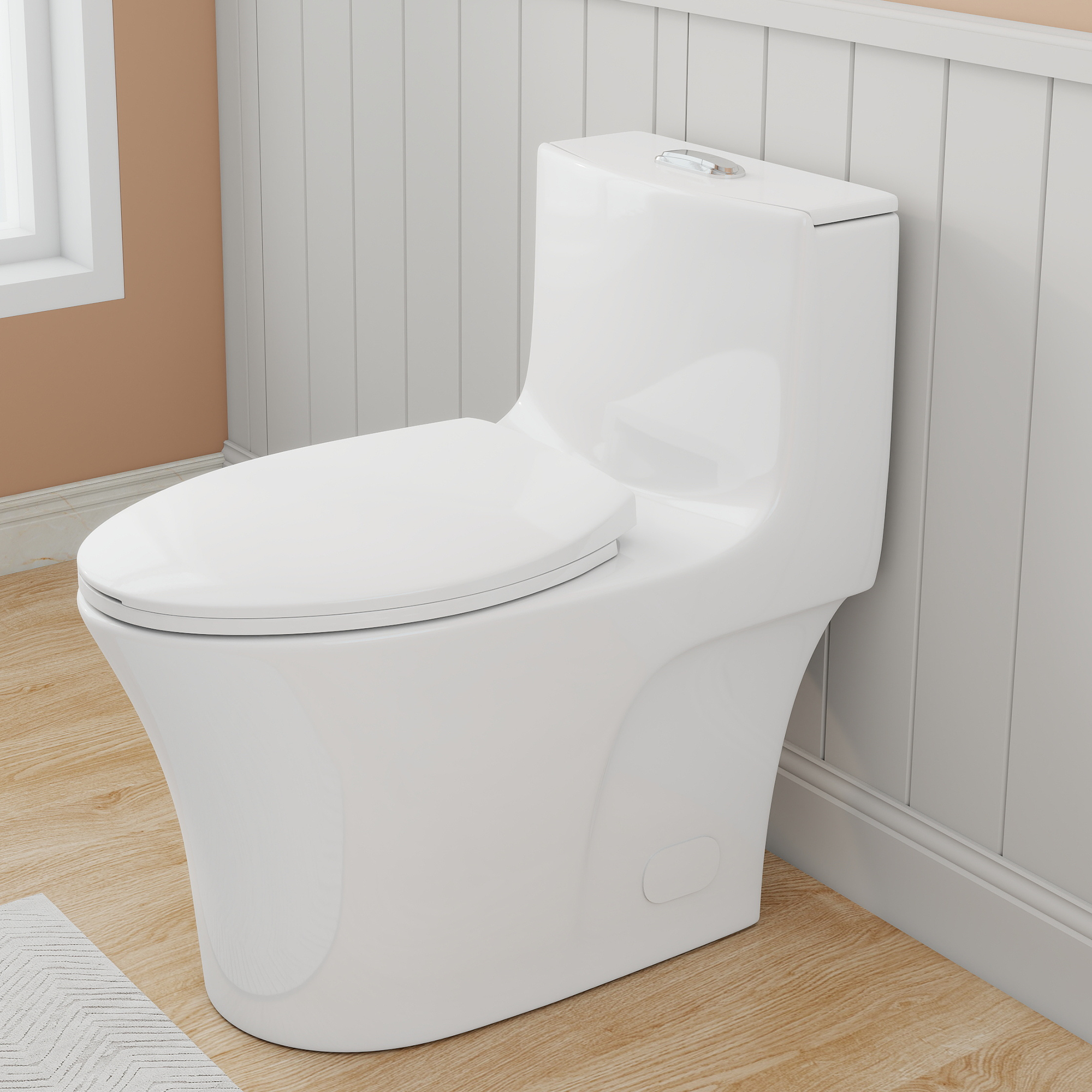 1.28/0.8 GPF Tornado Flush One-Piece Toilet