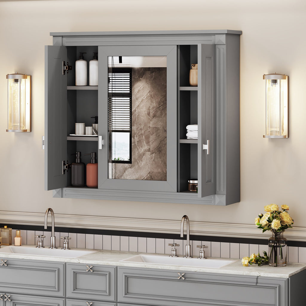 Bathroom Wall Cabinet with Mirror