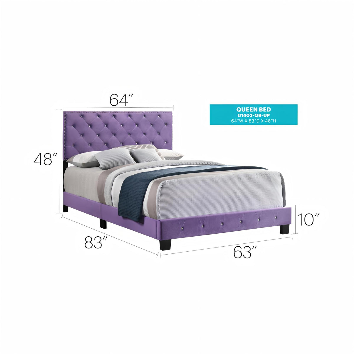 Enchanting Velvet Bed Frame