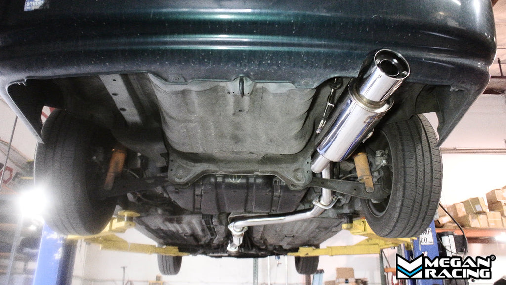 Megan Racing Exhaust System for 1992-2000 Honda Civic 2Dr/4Dr T-304 Stainless Steel - LWT-CBS-HC92EX-DS