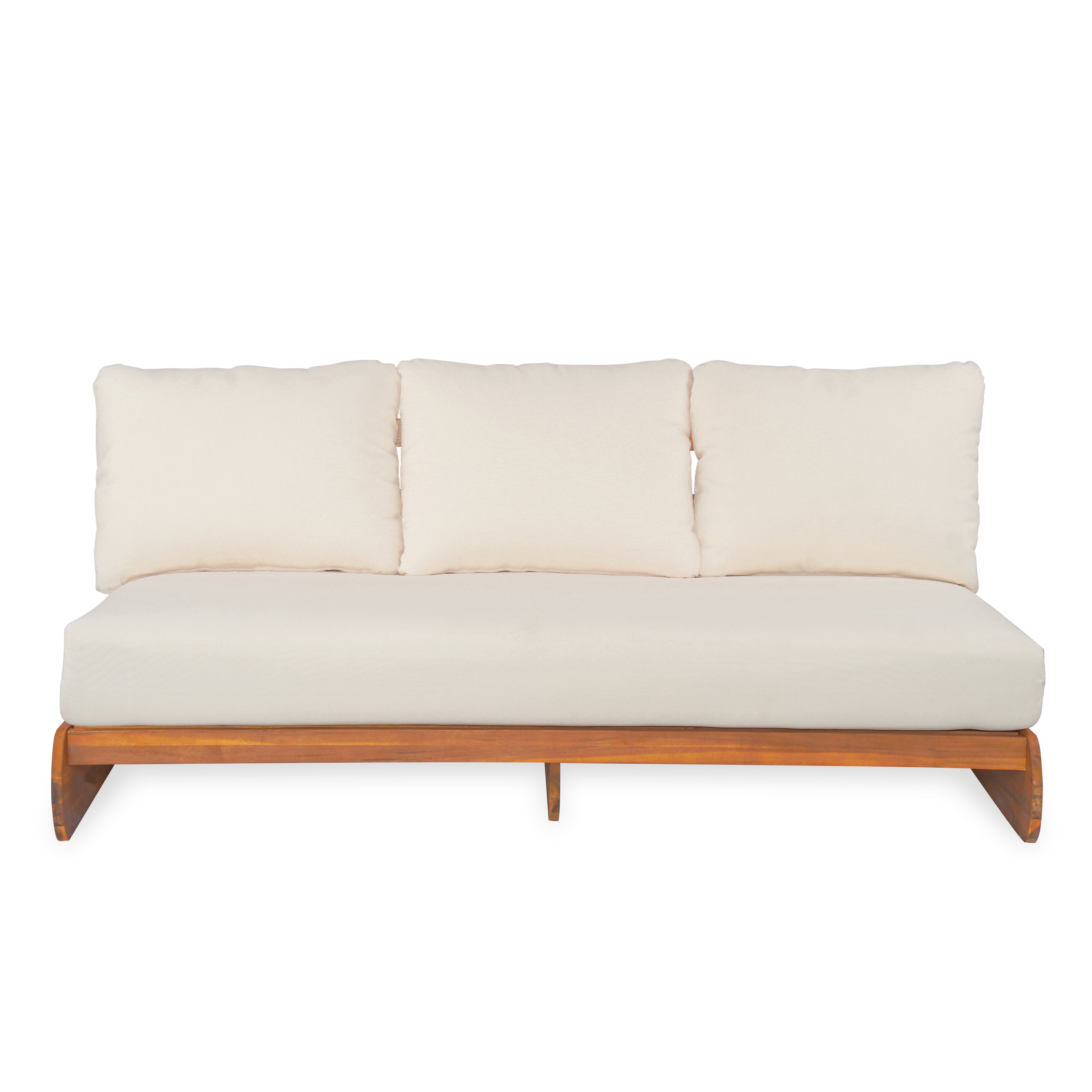 Outdoor Acacia Lazy 5 Seater Chat Set