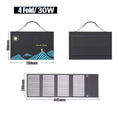 Solar-powered Foldable USB Charger