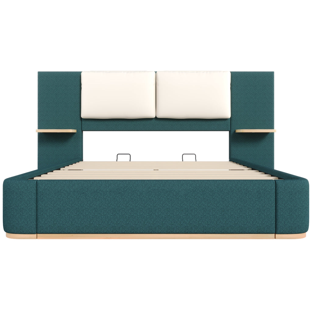 Queen Size Upholstered Platform Bed