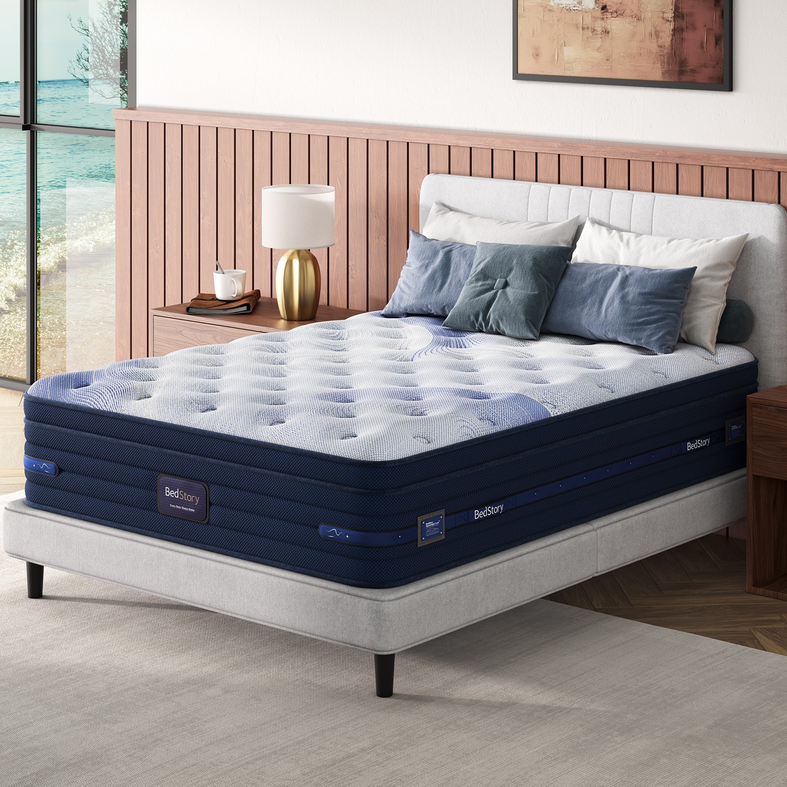Bedstory Spine Align Pro 13" Twin Firm Hybrid Mattress
