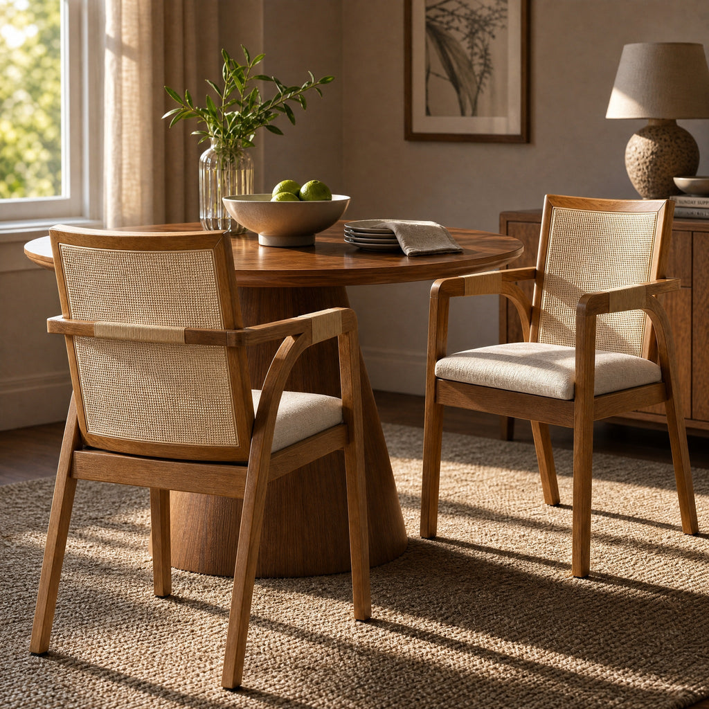 Dining Arm Chairs Set of 2