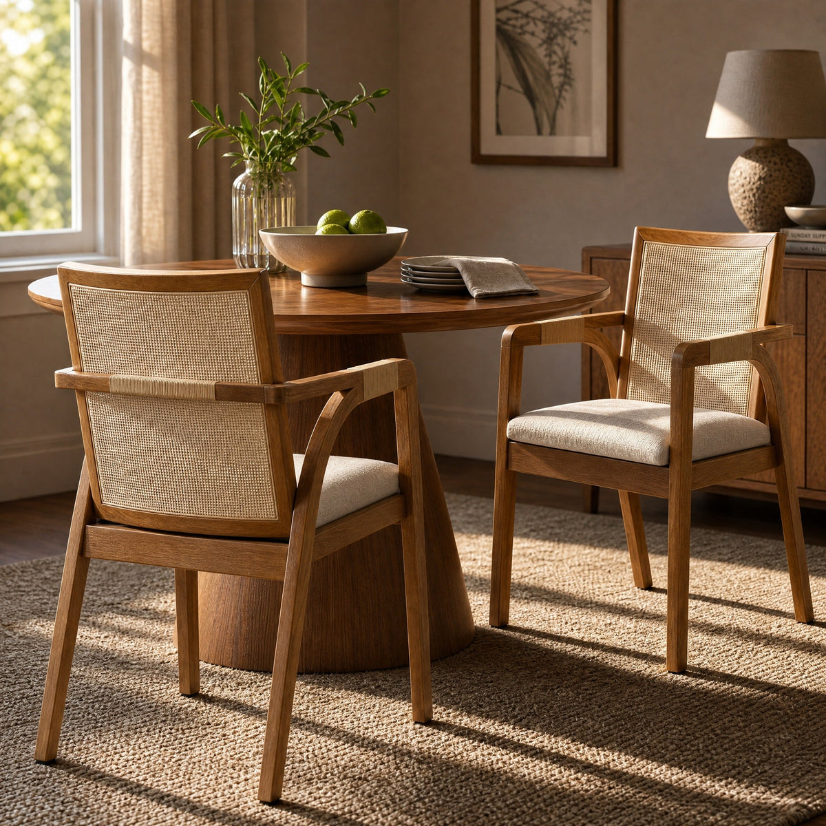 Dining Arm Chairs Set of 2