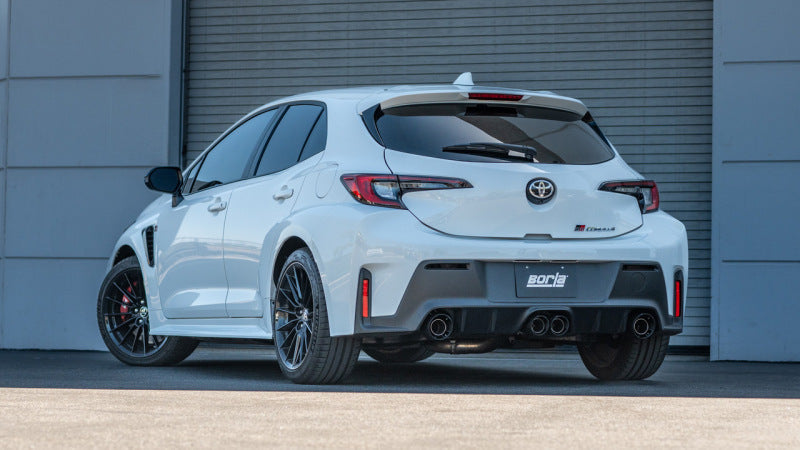 Borla 23-24 Toyota GR Corolla ATAK Cat Back System - Carbon Fiber & Black Anodized 140942CFBA