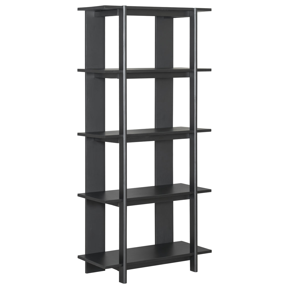 4-Tier Wooden Open Bookcase