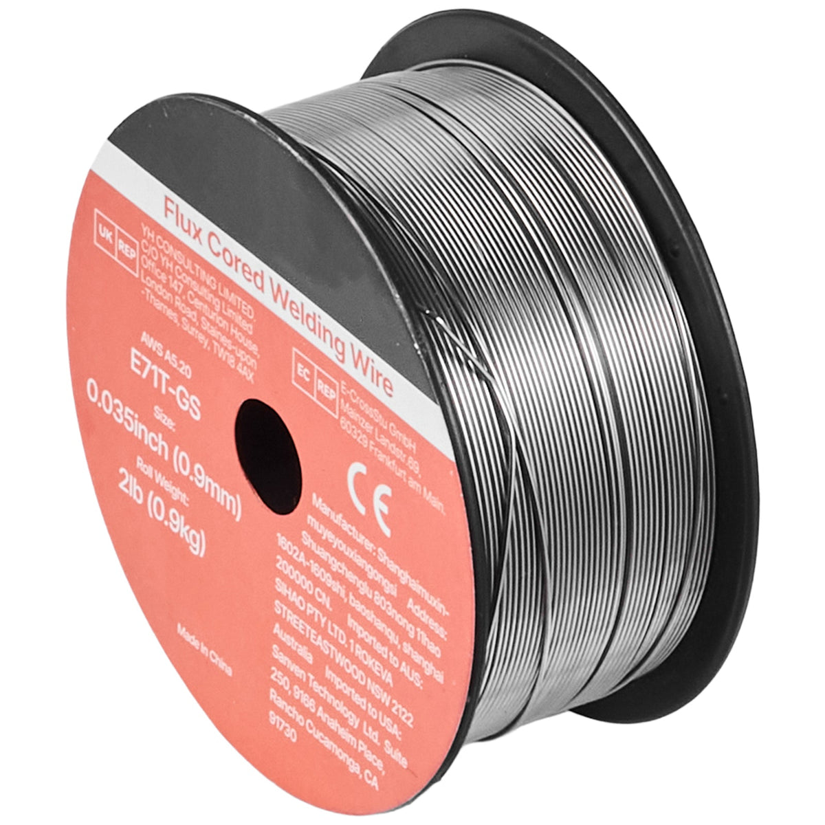 Flux Core MIG Welding Wire, E71T-GS 0.035-inch, 2 LBS