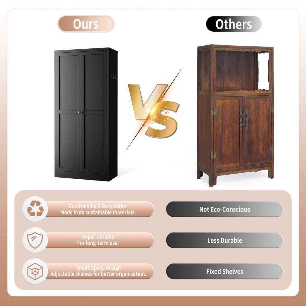 61" Heavy-Duty Steel Cabinet