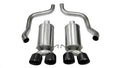 Corsa Performance 05-08 Chevrolet Corvette C6 6.0L V8 Black Xtreme Axle-Back Exhaust