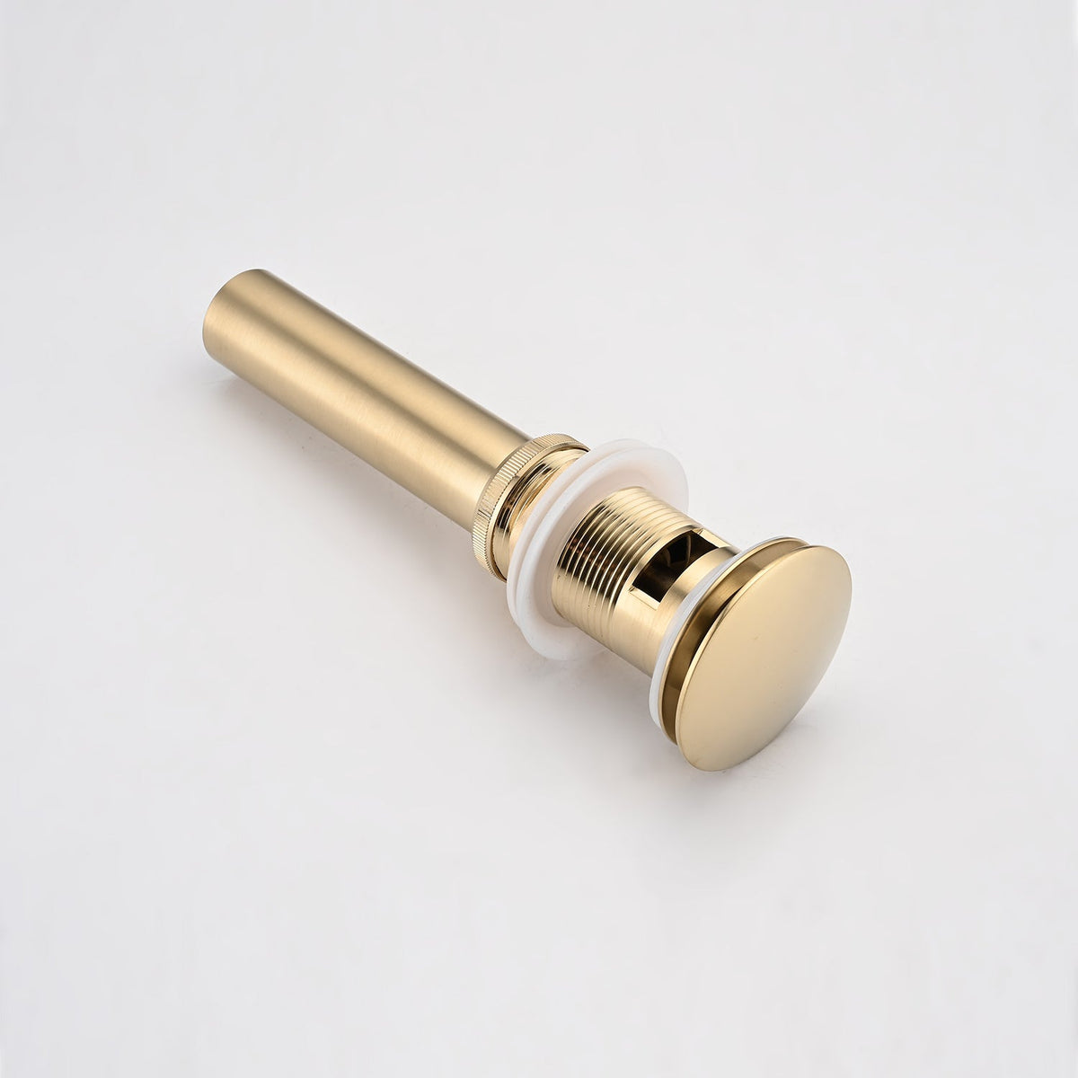 Waterfall Spout Bathroom Sink Faucet with Pop-Up Drain