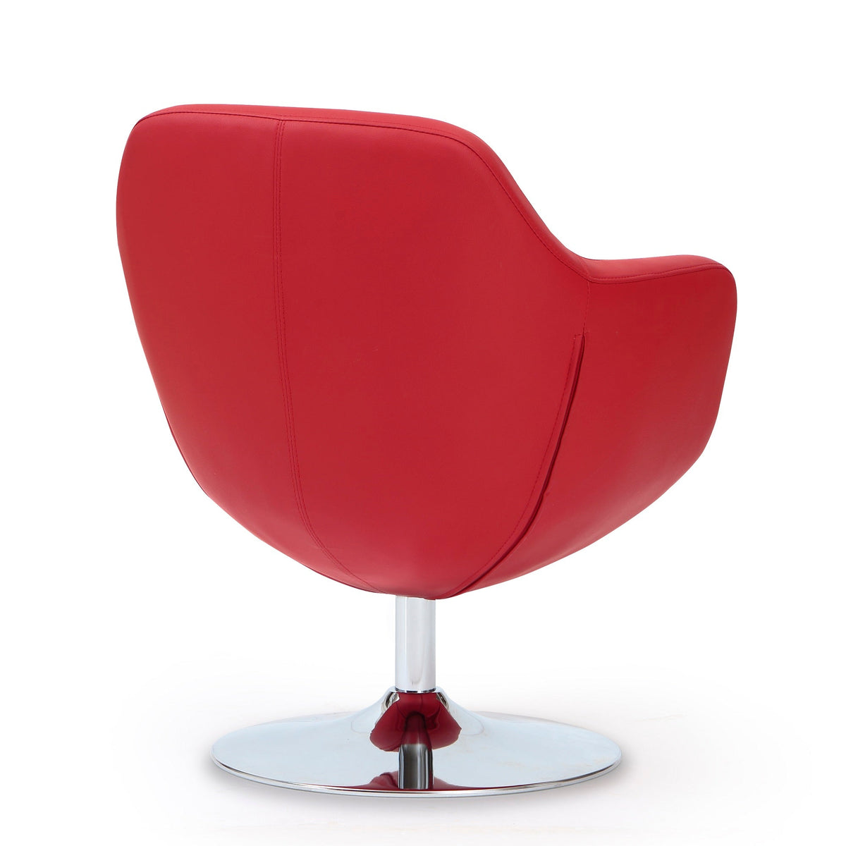 Caisson Upholstered Swivel Lounge Chair