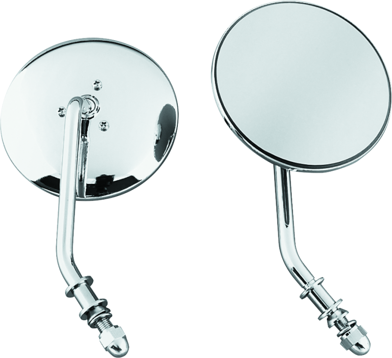 Bikers Choice 4in Round Mirror Chrm(Short-R) 489711