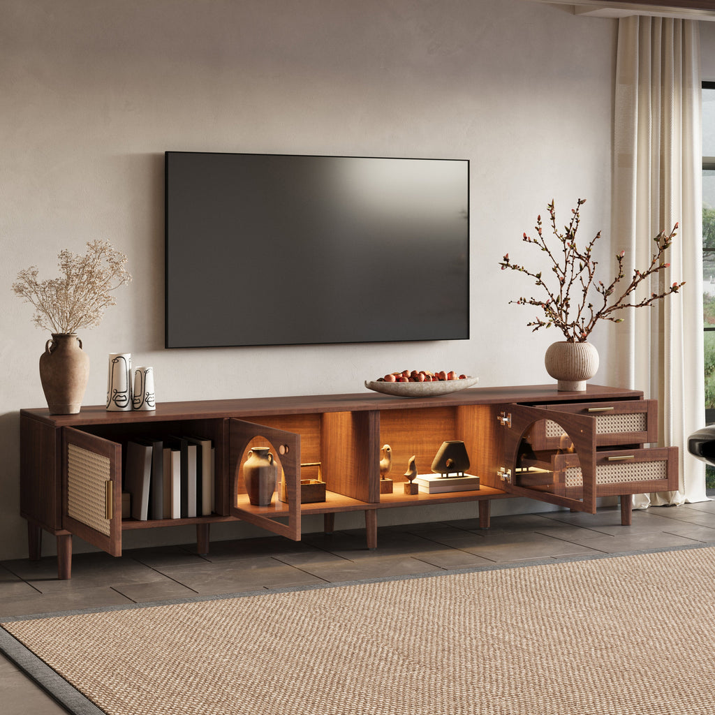 86 Inch TV Stand for TVs Up to 90"