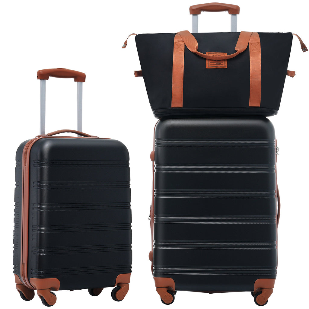 Hardshell Luggage Sets 2Pcs + Bag Spinner Suitcase