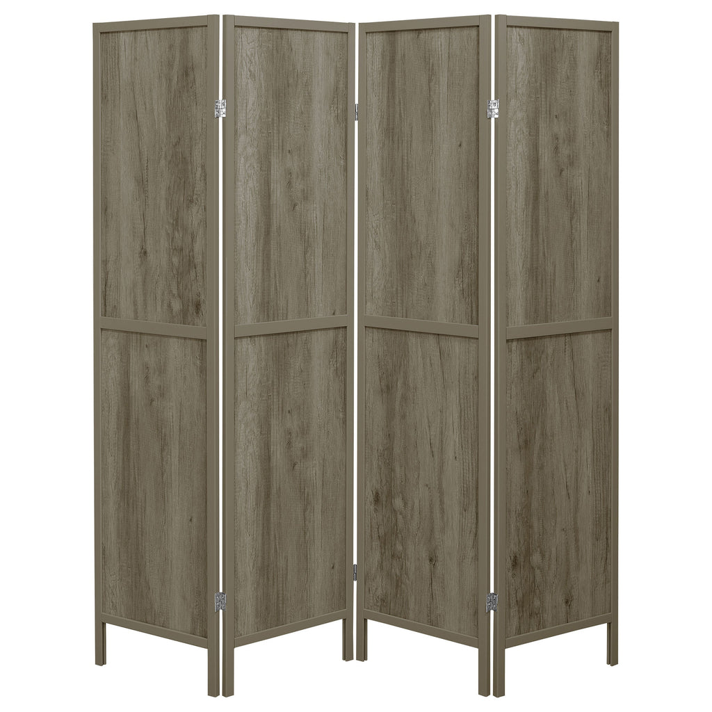 Grey Driftwood and Light Privacy Screen
