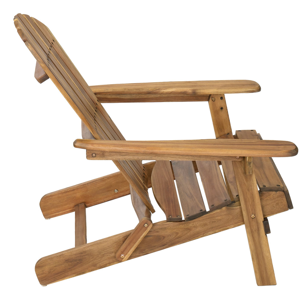 Folding Adirondack Chair Wooden Accent Furniture