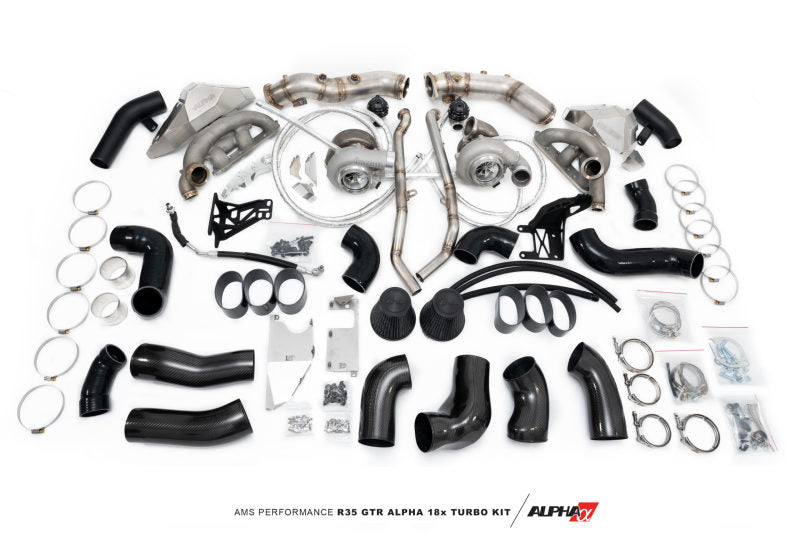 AMS Performance Alpha 18X R35 GTR Turbo Kit with .83 A/R Housing (G35 1050) ALP.07.14.0120-1