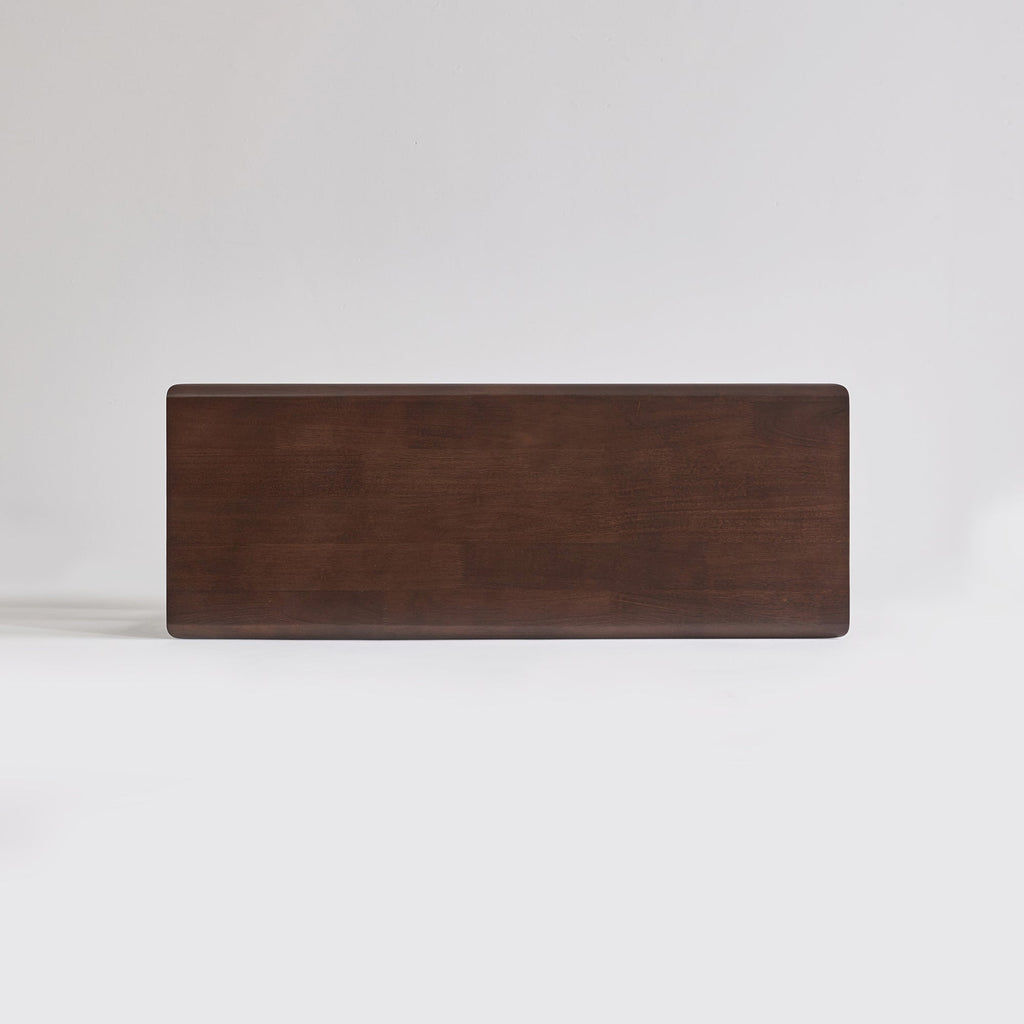 2-Tier Solid Wood Shoe Bench