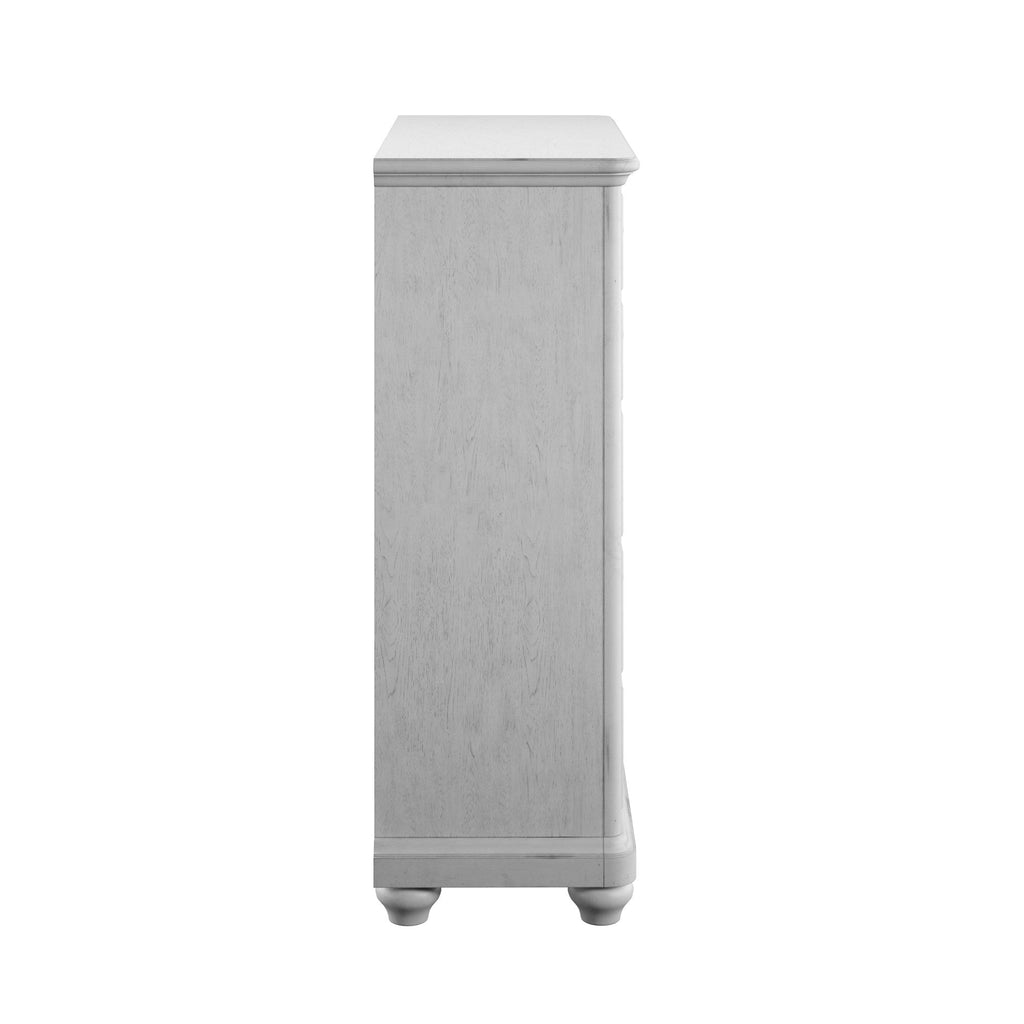 Gray 7-Drawer Chest