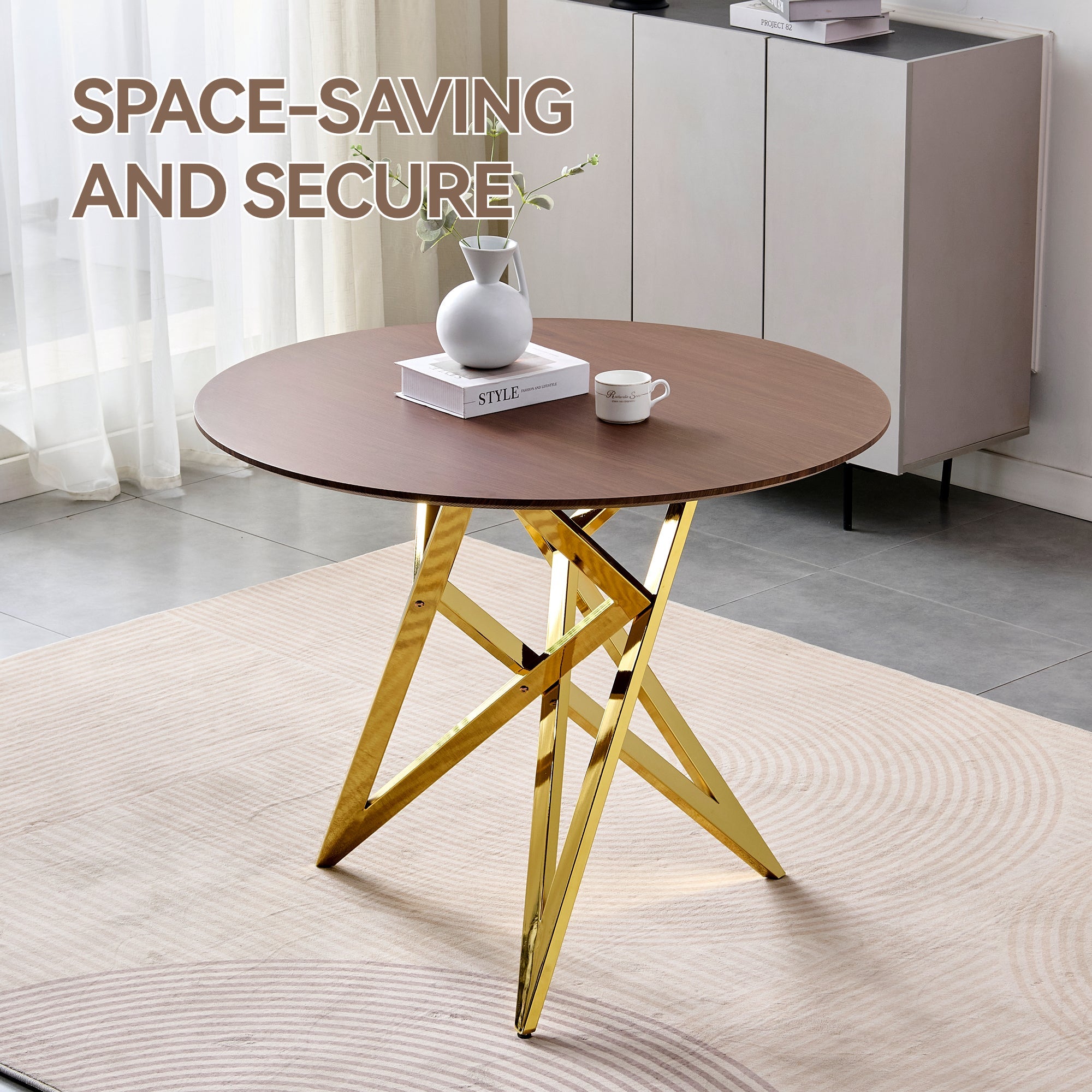37-Inch Round Dining Table