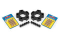 BMR Suspension BMR 05-13 Chevrolet Corvette C6 Wheel Spacer Kit Front 1.25in Wide M12 Studs Shank Lugs - Black WSK560