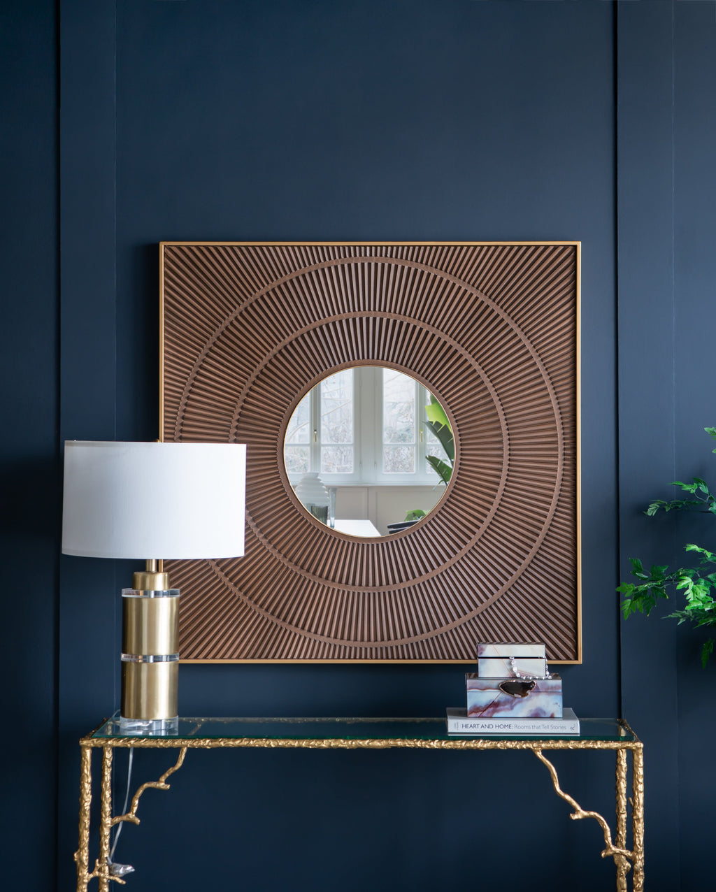 Elegant Table Lamp with Drum Shade