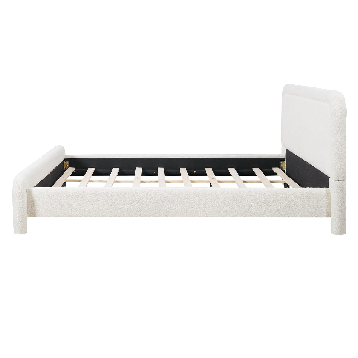 Queen Size Upholstered Platform Bed Frame
