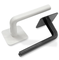 L-shaped hook-15.5CM-black-PP-1 piece