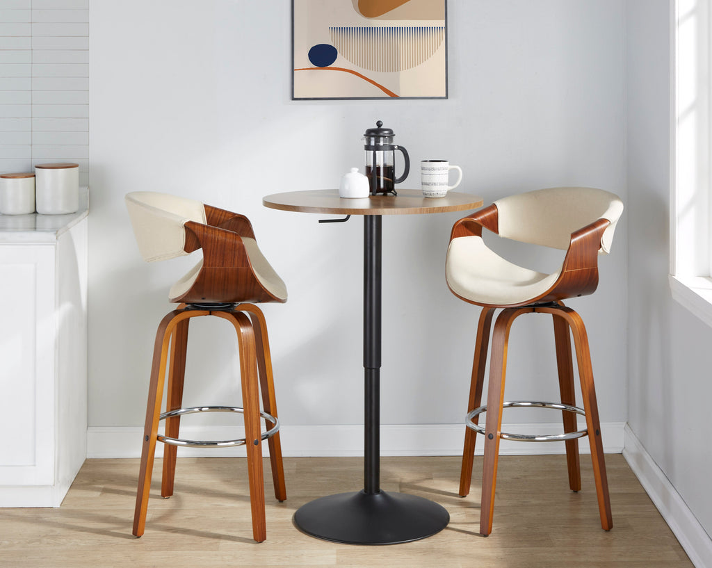 Contemporary Adjustable Bar Table