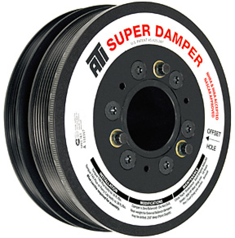 ATI Damper - 7.48in - Alum LW - 6/4 Grv - LS1-2-3-6 & L76 - 97-13 - Y Body & SS & G8 - 3 Ring ATI917266