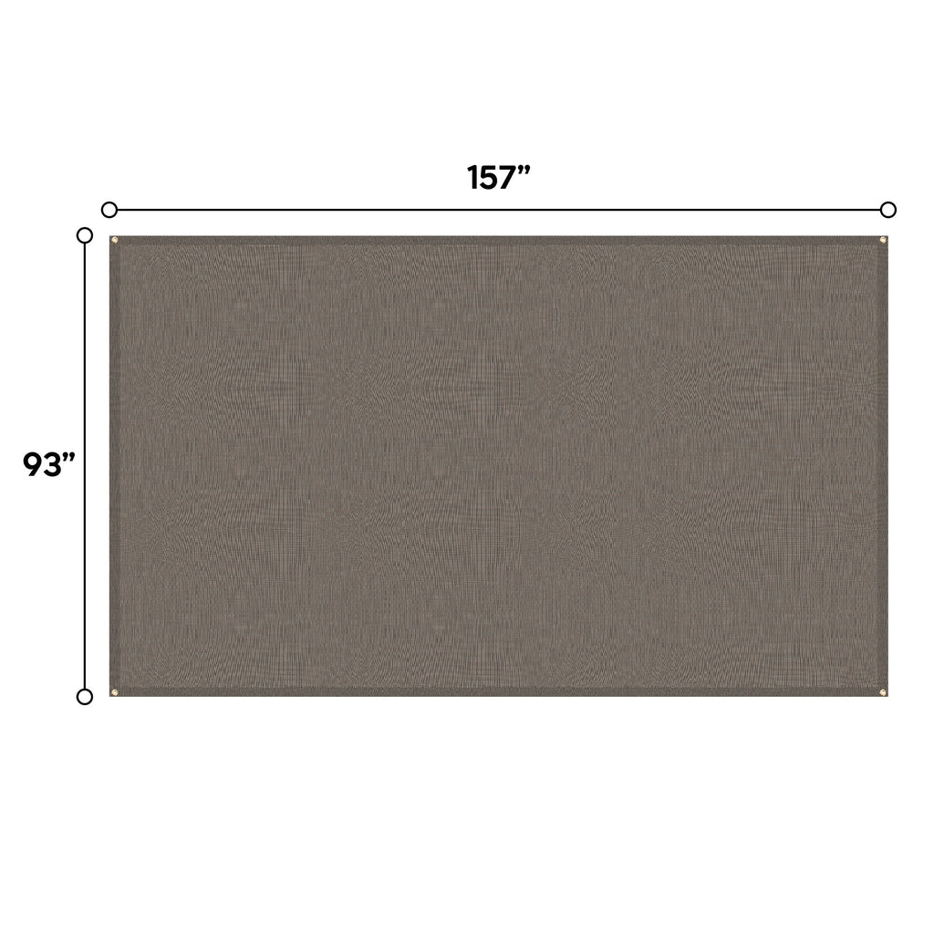 Outdoor Pergola Sun Shade Cover Cloth - Brown