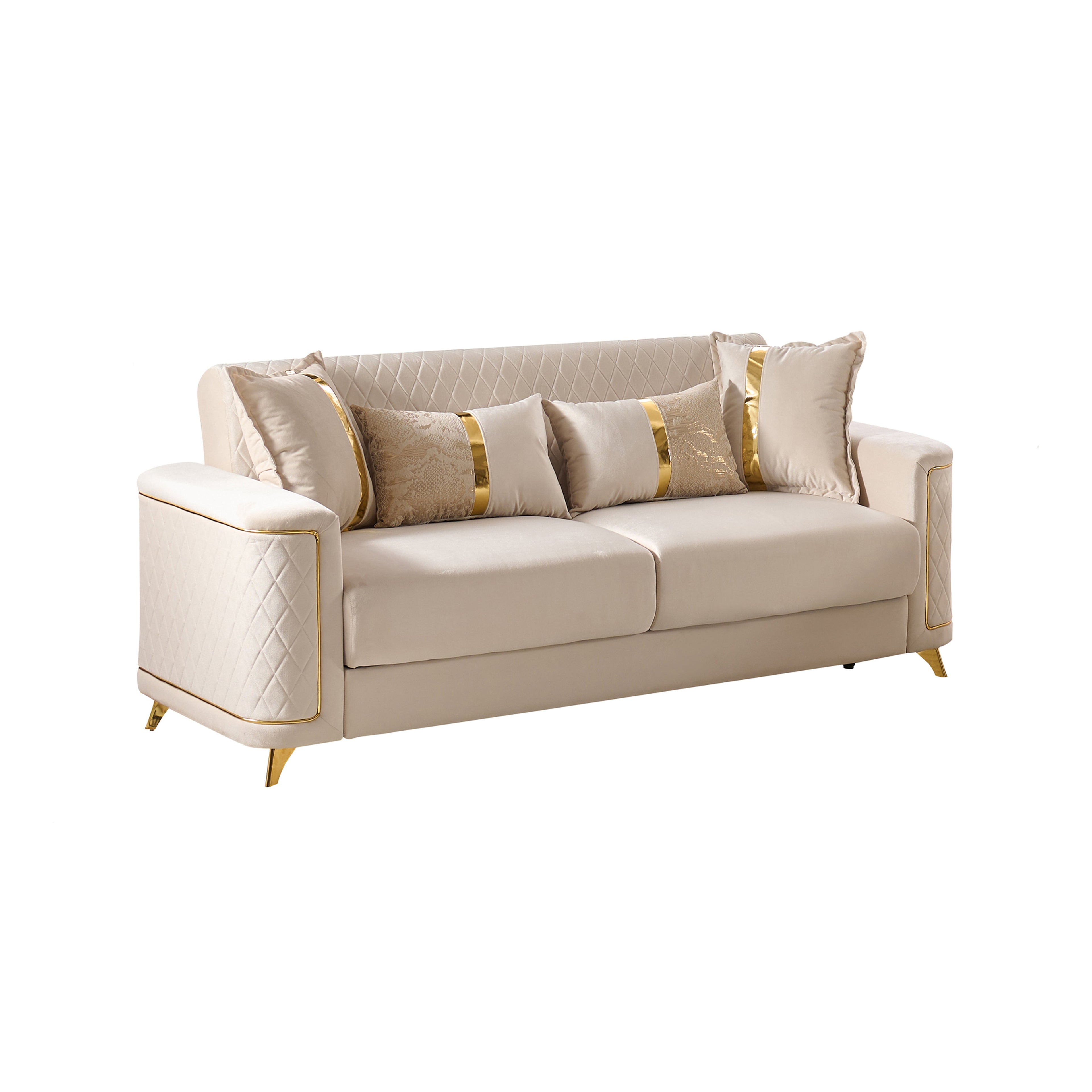 Lisa Modern Sofa in Copper