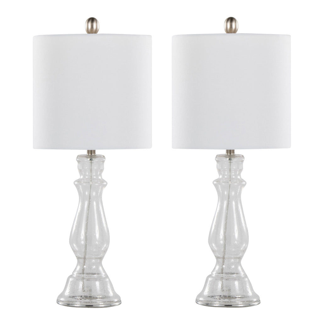 Bishop 24" Contemporary Glass Table Lamp