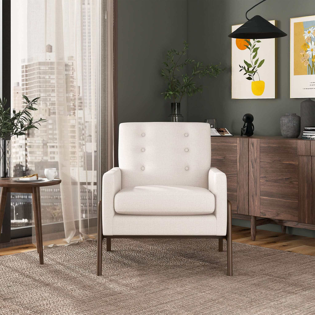Cole Solid Wood Accent Chair