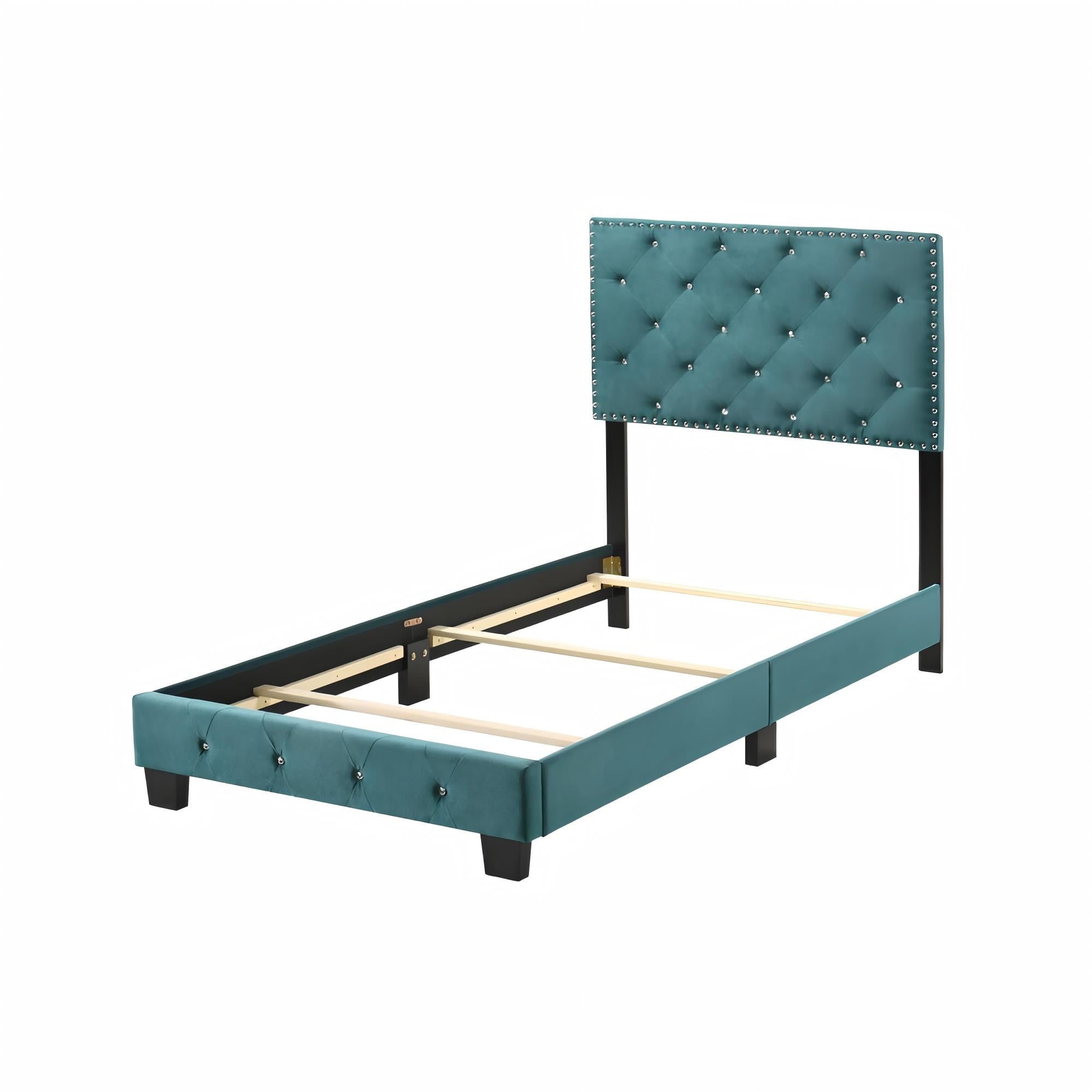 Charming Twin Bed In Refreshing Hue