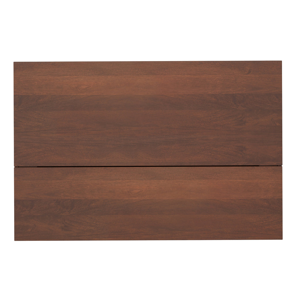 Hunter 36 Inch Wide Solid Mango Wood Small Lift Top Coffee Table in Umber