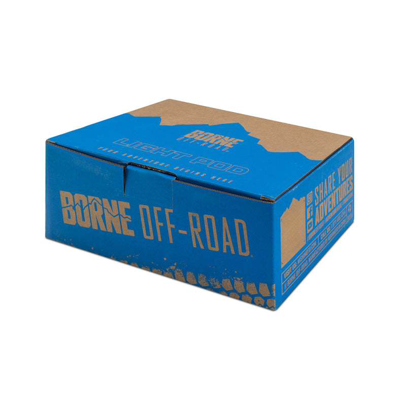 Borne Off-Road 21+ Bronco Light Pods 2pc Ditch 3x3 Flood Upfit BNLT-BR-21-DT2FU