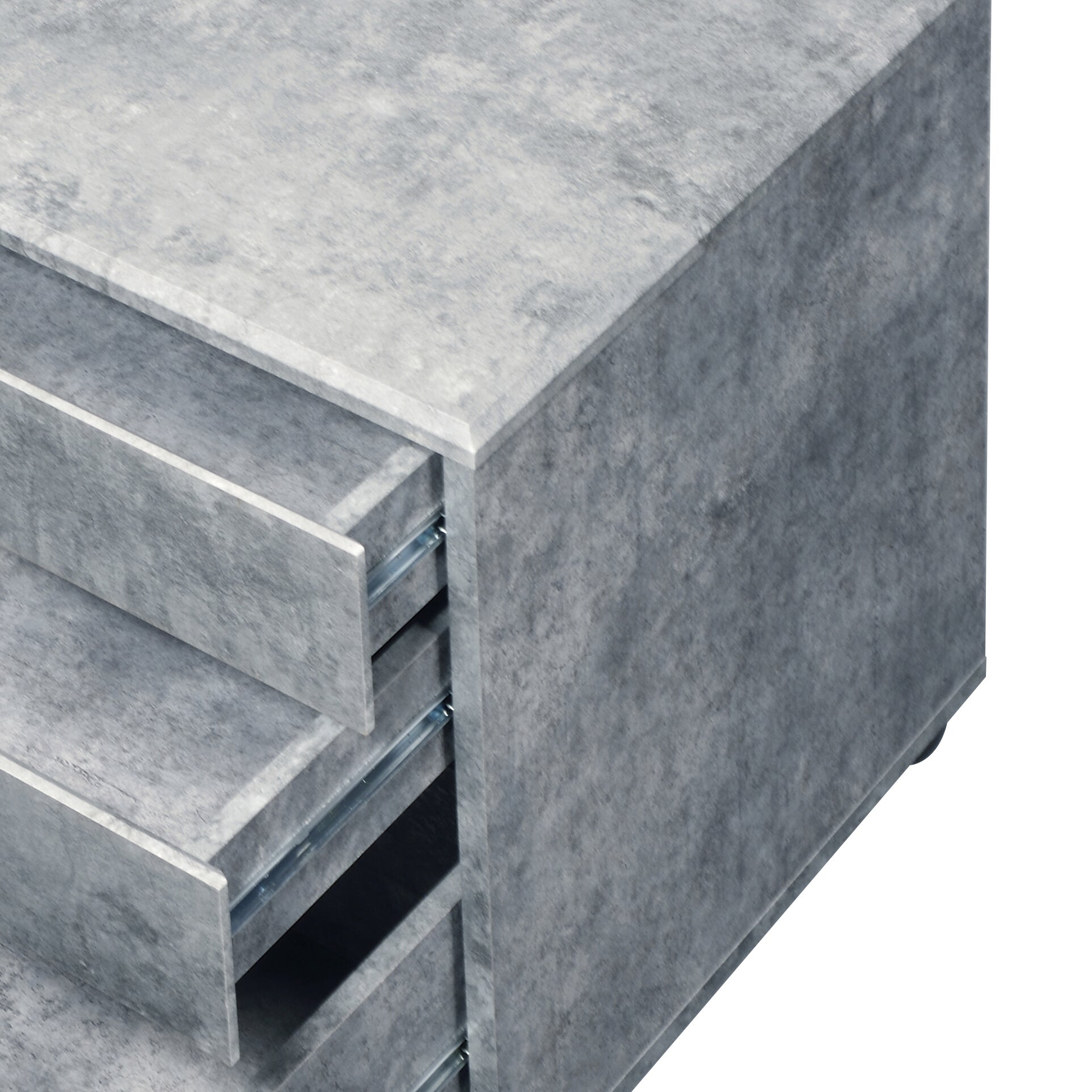 Jurgen Faux Concrete File Cabinet