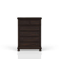 Dark Cherry 5 Drawer Chest