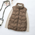 Large-size Down Cotton Vest For Fall And Winter